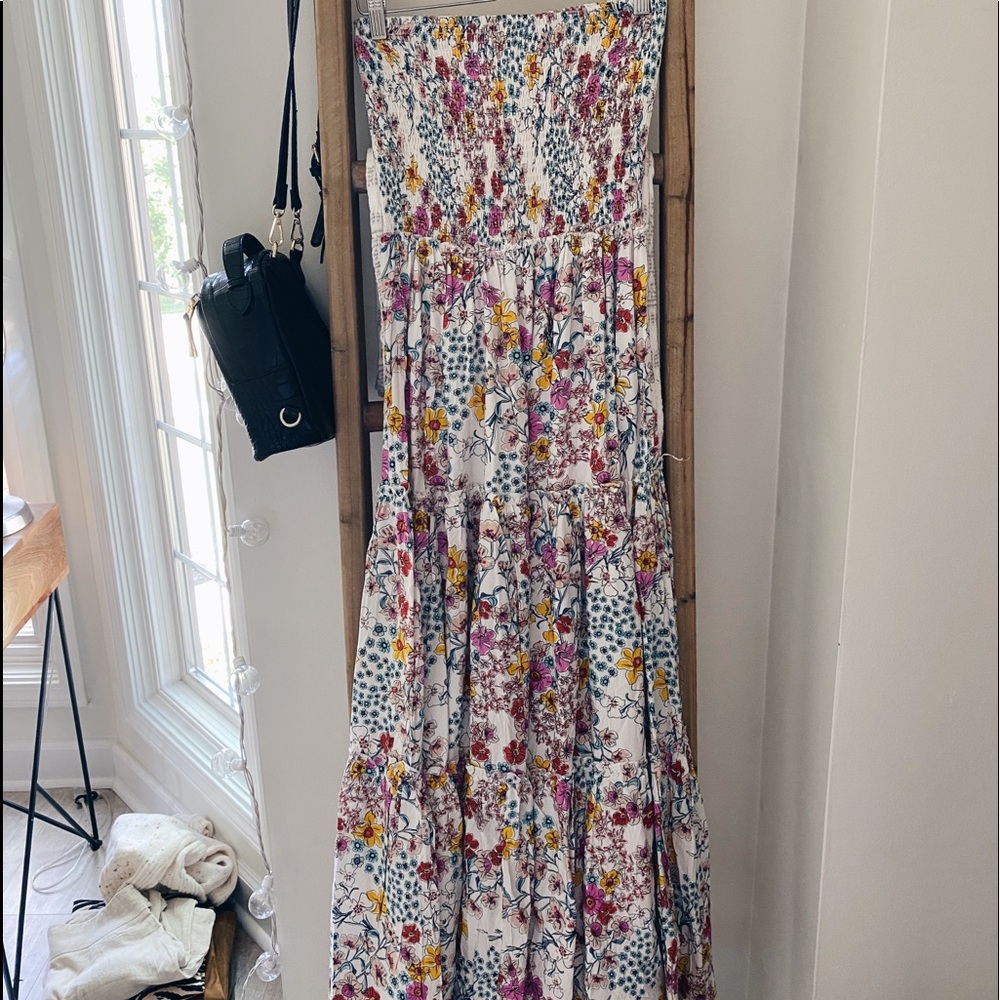 floral maxi dress